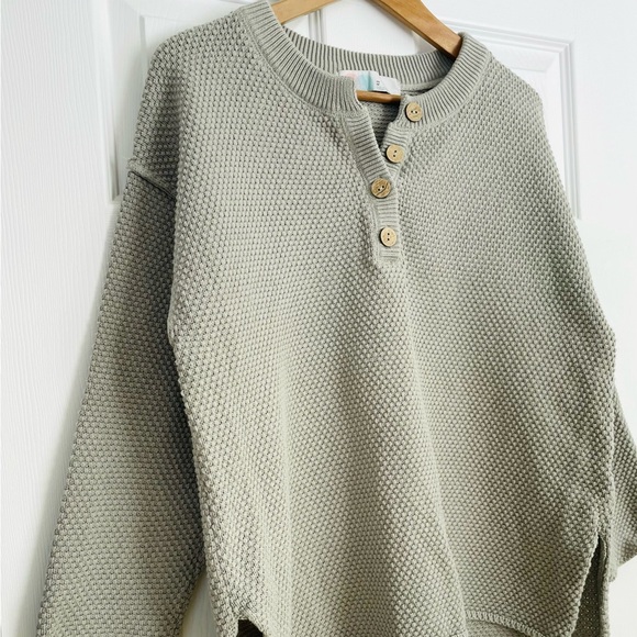 Free People Beach Hailee Waffle Knit Top Size XS - Picture 5 of 6